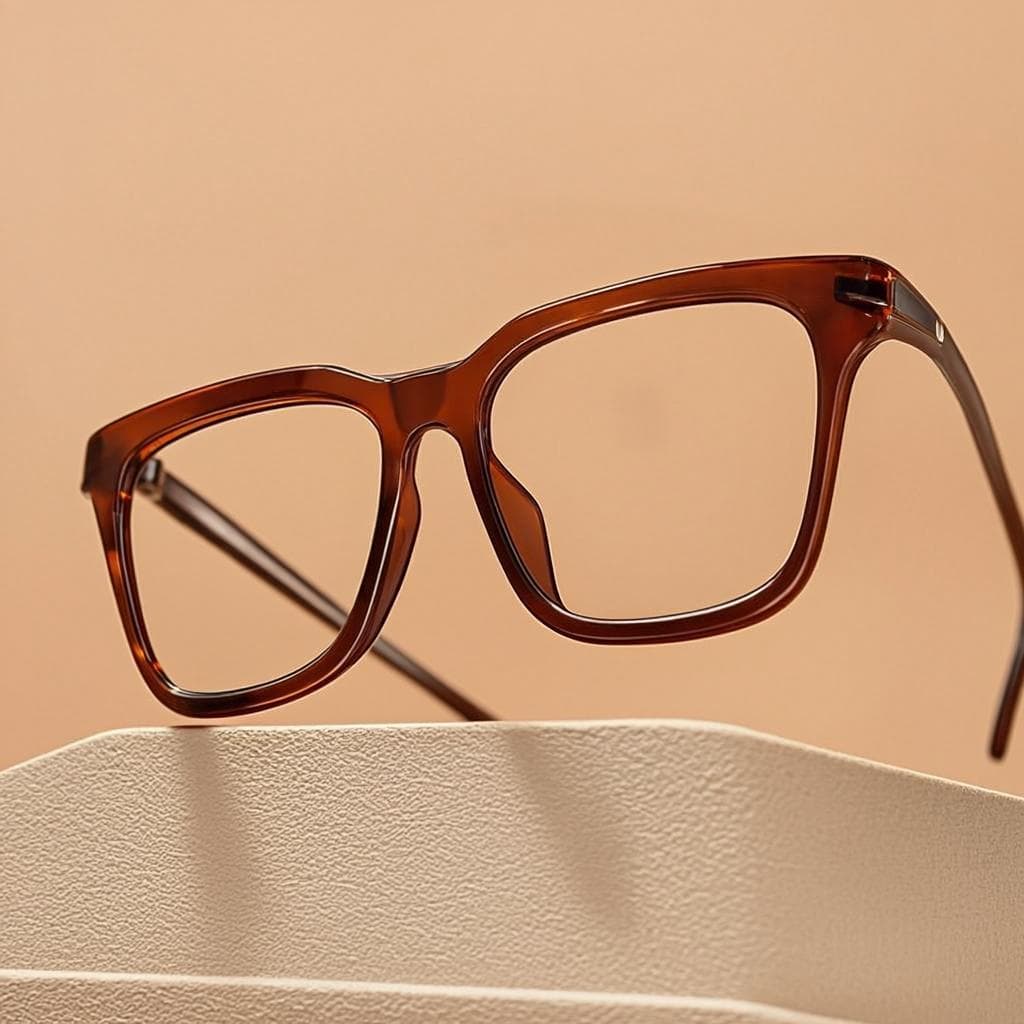 Monture Étoile — Monture cat-eye havane — acétate poli main